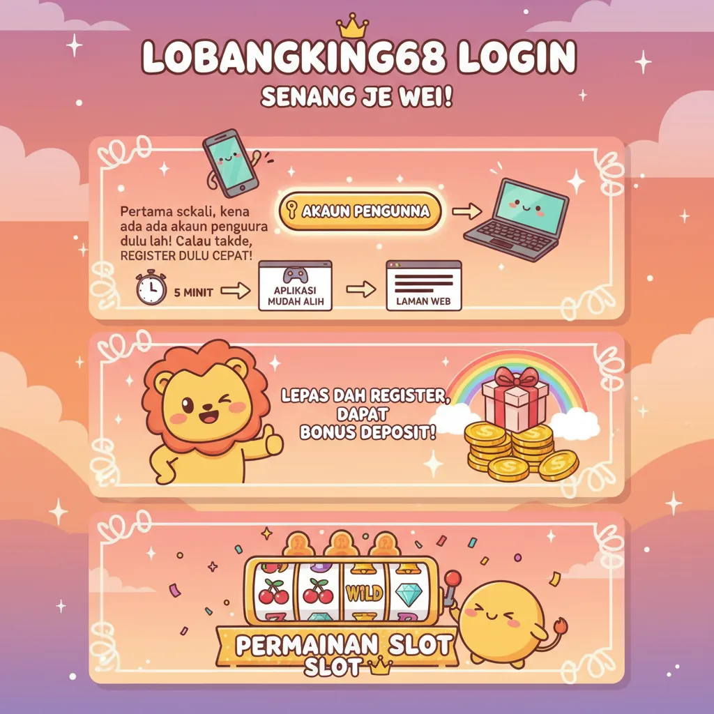 Cara Login Akaun dan Bonus Deposit
