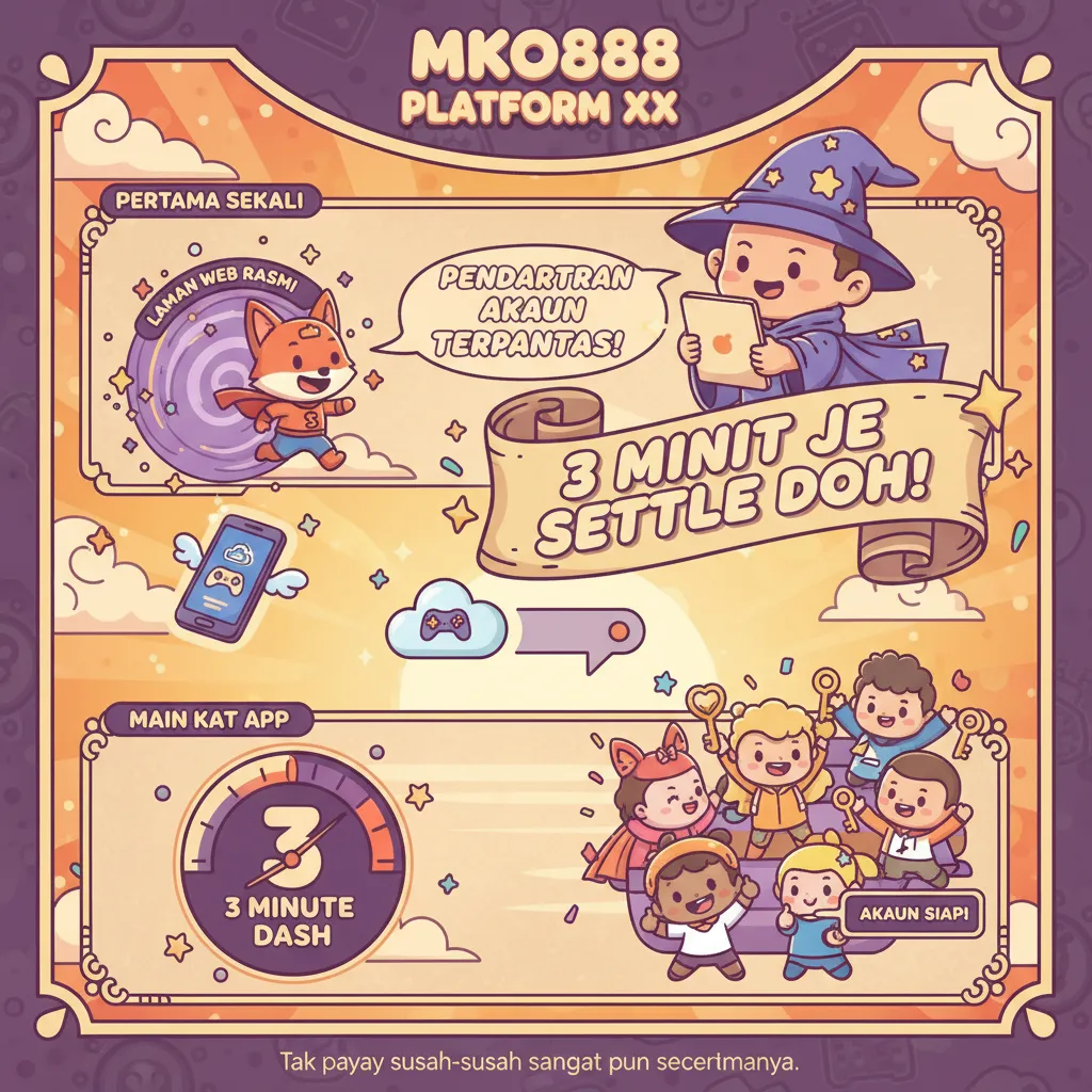 Cara Pendaftaran Akaun mko888 yang Pantas