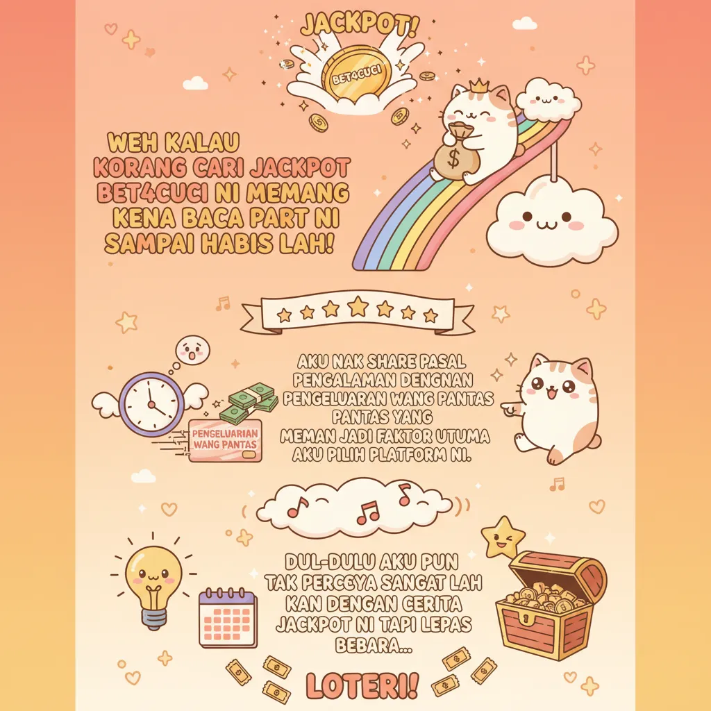 Jackpot Bet4cuci dan Pengeluaran Wang Pantas