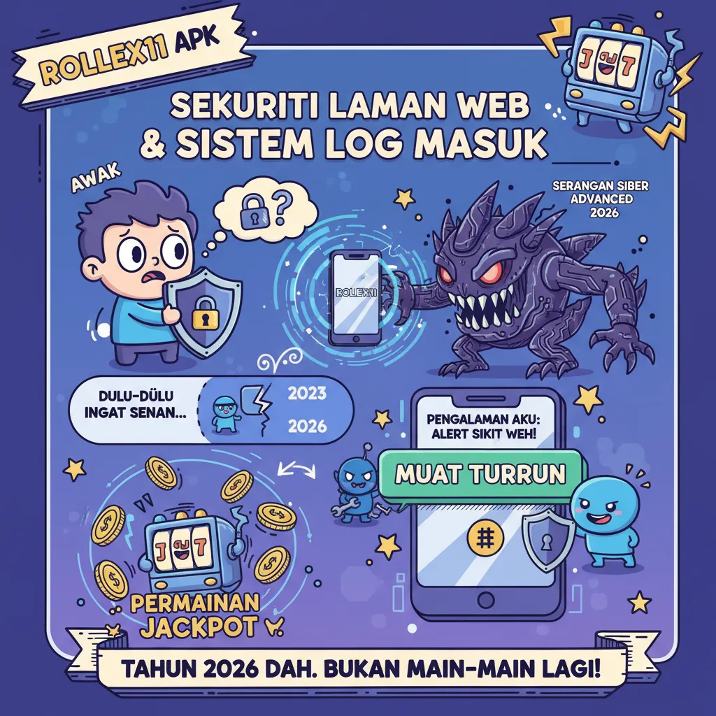 Sekuriti Laman Web dan Sistem Log Masuk Rollex11 APK
